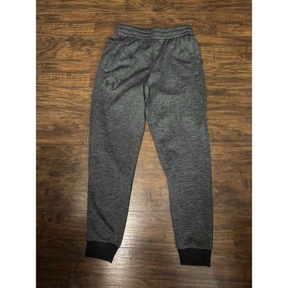 Under Armour Men’s UA Fleece Jogger Sweat Pants Gray Heather Black Sz:M - Picture 1 of 5